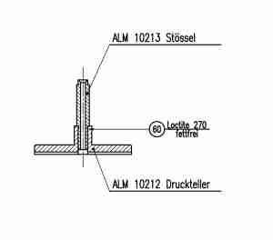 Druckteller komplett ALM 10211